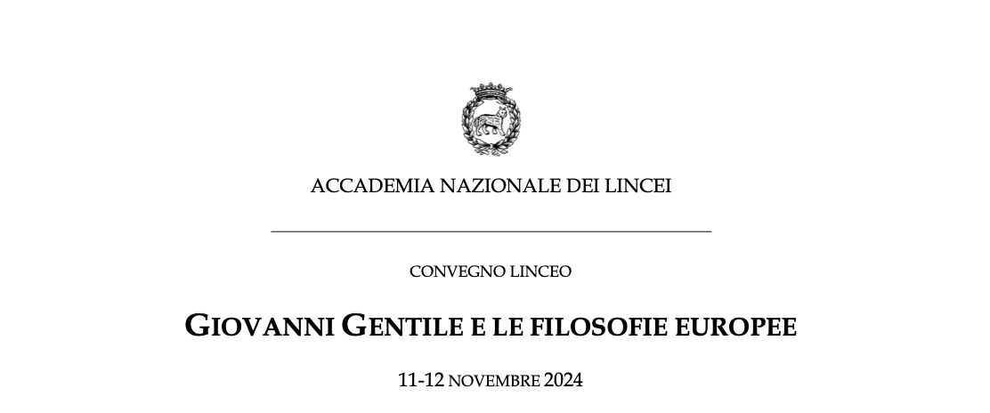 Giovanni Gentile e le filosofie europee